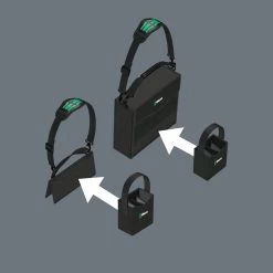 Wera 004353 2go 4 Tool Quiver Tote With Adjustable Partition -Pro Tools Shop 004353 2