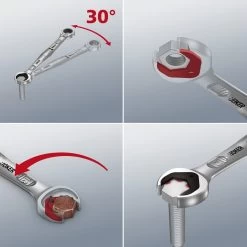 Wera 073287 JOKER Ratchet Combination Spanner 3/4" AF -Pro Tools Shop 020011 21