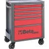 Beta RSC24/6 6 Drawer Mobile Roller Cabinet Red -Pro Tools Shop 024004063