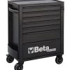 Beta RSC24/7 7 Drawer Mobile Roller Cabinet Black -Pro Tools Shop 024004079