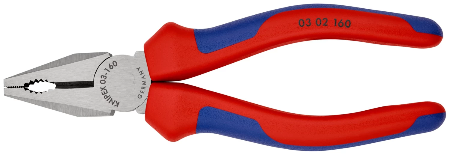 Knipex 03 02 160 Combination Pliers With Multi-Component Grips 160mm 6 Knipex 03 02 160 Combination Pliers With Multi-Component Grips 160mm - Image 4