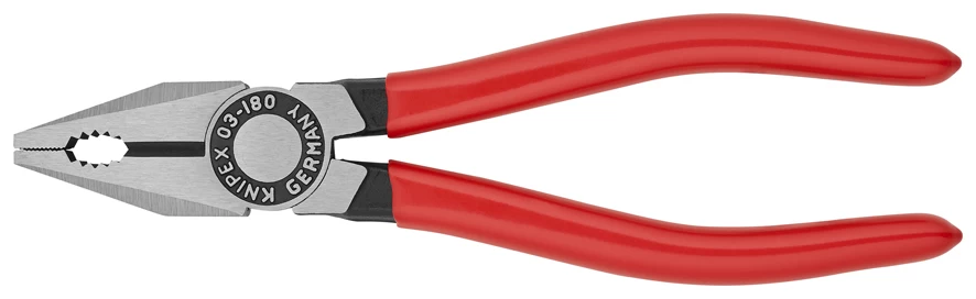 Knipex 03 01 180 Combination Pliers PVC Grip 180mm 3 Knipex 03 01 180 Combination Pliers PVC Grip 180mm