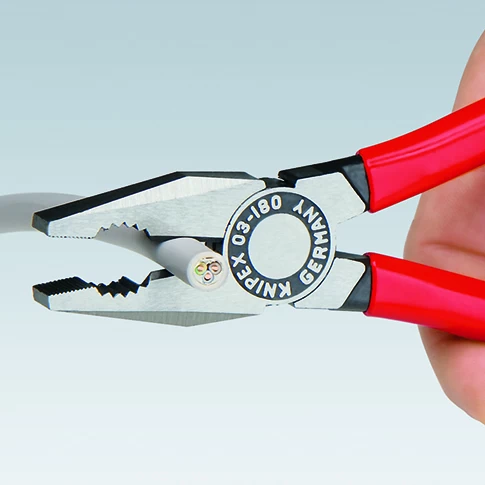 Knipex 03 01 180 Combination Pliers PVC Grip 180mm 7 Knipex 03 01 180 Combination Pliers PVC Grip 180mm - Image 5
