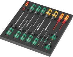 Wera 150130 7 Drawer Tool Rebel Roller Cabinet 1 Trolley With 78 Piece Tool Kit In Foam Inlays 10 Wera 150130 7 Drawer Tool Rebel Roller Cabinet 1 Trolley With 78 Piece Tool Kit In Foam Inlays -Pro Tools Shop 05150101001