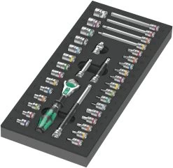 Wera 150130 7 Drawer Tool Rebel Roller Cabinet 1 Trolley With 78 Piece Tool Kit In Foam Inlays 11 Wera 150130 7 Drawer Tool Rebel Roller Cabinet 1 Trolley With 78 Piece Tool Kit In Foam Inlays -Pro Tools Shop 05150110001