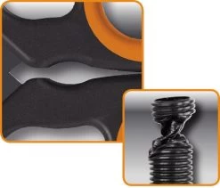 Beta 1128BAX Double-Acting Electricians Scisscors With Milling Profiles In DLC-Coated Stainless Steel 8 Beta 1128BAX Double-Acting Electricians Scisscors With Milling Profiles In DLC-Coated Stainless Steel -Pro Tools Shop 1128BAX 2