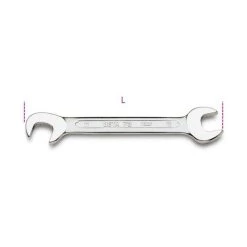 Beta 73 Metric Midget Wrench Spanner Open Ends At 15 &amp; 75 Degrees 12mm