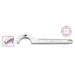 Beta 99SQ Hinged Hook Spanner With Square Nose For Ring Nuts 120-180mm