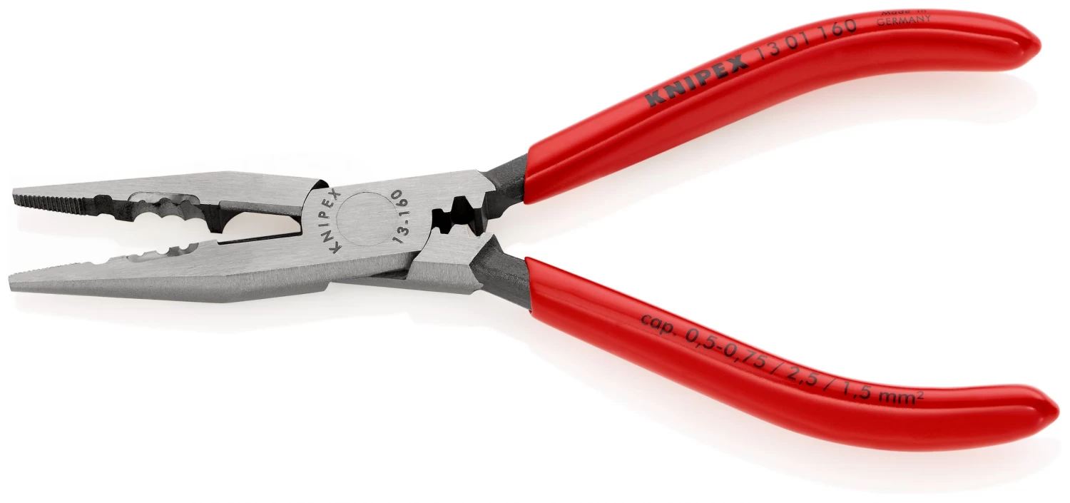 Knipex 13 01 160 Electrician's Long Nose Pliers 160mm 5 Knipex 13 01 160 Electrician's Long Nose Pliers 160mm - Image 3