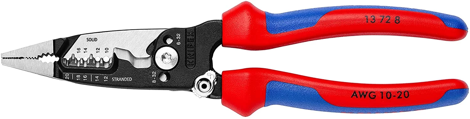 Knipex 13 72 8 American Style Electrician Multifunction Wire Stripper 200mm 5 Knipex 13 72 8 American Style Electrician Multifunction Wire Stripper 200mm - Image 3