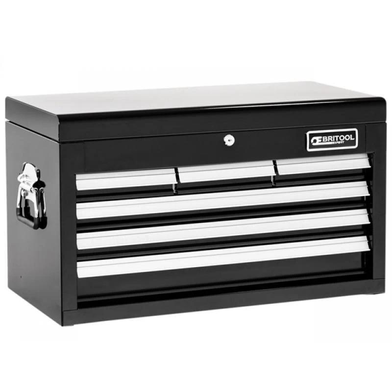 Britool E010238B 6 Drawer Tool Chest Top Box - Black 3 Britool E010238B 6 Drawer Tool Chest Top Box - Black