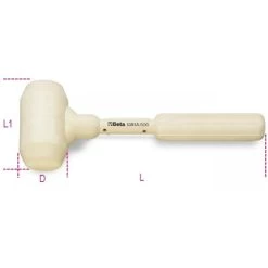 Beta 1391A Rubber Dead Blow Hammer 500g