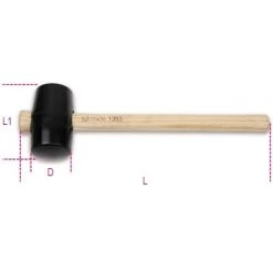 Beta 1393 Hard Rubber Head Hammer Mallet 50mm