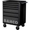 Bahco 1472K6BLACK E72 6 Drawer 26" Mobile Roller Cabinet Black -Pro Tools Shop 1472K6BLACK