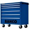 Bahco 1475KXL6BLUE C75 40″ 6 Drawer Mobile Roller Cabinet Blue -Pro Tools Shop 1475kxl6 blue