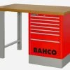 Bahco 1495K8CRDWB15TD Heavy Duty MDF Top Workbench With 8 Drawer Red Cabinet 1500mm Long 2 Bahco 1495K8CRDWB15TD Heavy Duty MDF Top Workbench With 8 Drawer Red Cabinet 1500mm Long -Pro Tools Shop 1495KCWB15TD Red