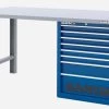 Bahco 1495KH8BLWB18TS Heavy Duty Low Height Steel Top Workbench With 8 Drawer Blue Cabinet 1800mm Long 2 Bahco 1495KH8BLWB18TS Heavy Duty Low Height Steel Top Workbench With 8 Drawer Blue Cabinet 1800mm Long -Pro Tools Shop 1495KH8WBTS blue