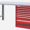 Bahco 1495KH8RDWB18TS Heavy Duty Low Height Steel Top Workbench With 8 Drawer Red Cabinet 1800mm Long 2 Bahco 1495KH8RDWB18TS Heavy Duty Low Height Steel Top Workbench With 8 Drawer Red Cabinet 1800mm Long -Pro Tools Shop 1495KH8WBTS red