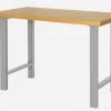 Bahco 1495WB15TWGR Heavy Duty Chestnut Top Workbench Silver 1500mm Long 1 Bahco 1495WB15TWGR Heavy Duty Chestnut Top Workbench Silver 1500mm Long -Pro Tools Shop 1495WB TW silver
