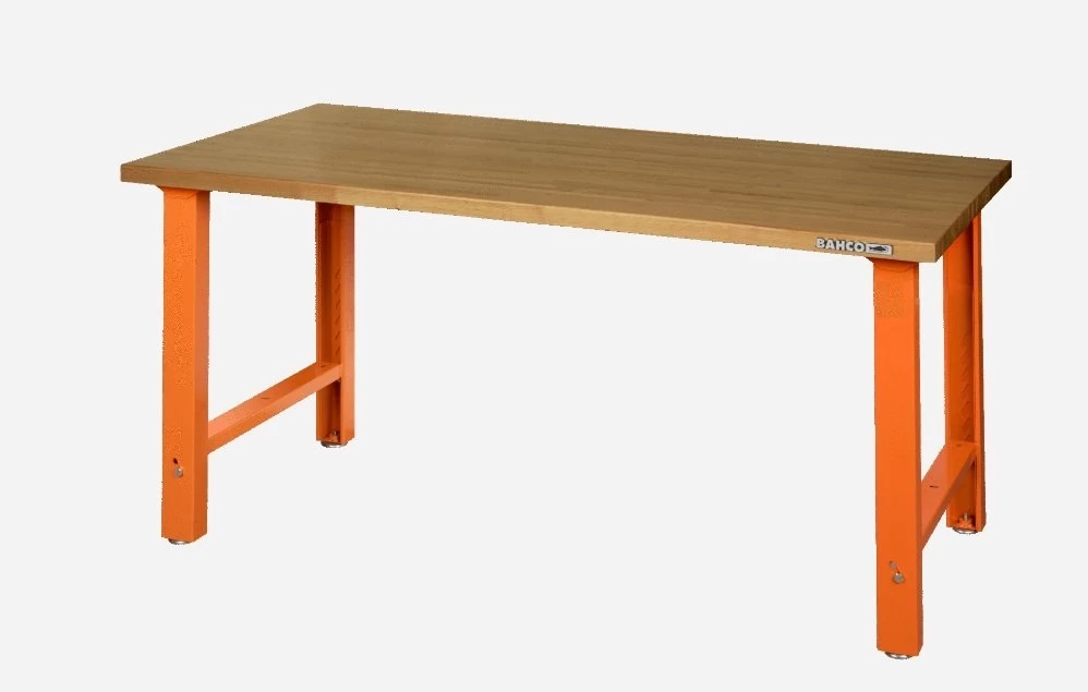 Bahco 1495WBAH18TD Heavy Duty MDF Top Workbench Orange 1800mm Long 3 Bahco 1495WBAH18TD Heavy Duty MDF Top Workbench Orange 1800mm Long