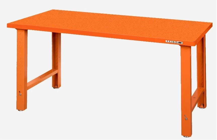 Bahco 1495WBAH18TS Heavy Duty Steel Top Workbench Orange 1800mm Long 3 Bahco 1495WBAH18TS Heavy Duty Steel Top Workbench Orange 1800mm Long