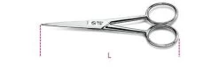 Beta 1781 Long Slim Blade Scissors 132mm