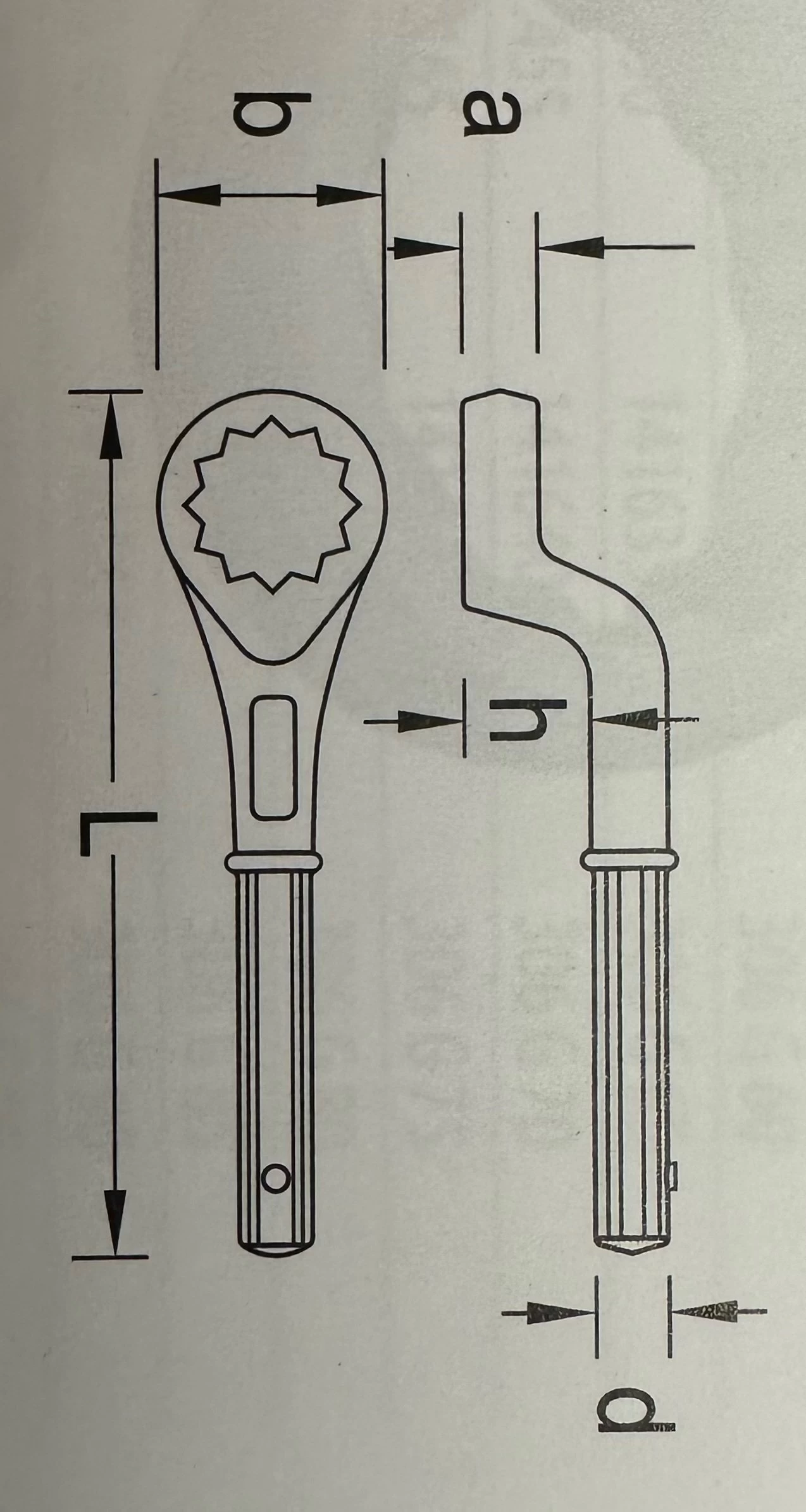 Gedore 2 A Metric Single End Ring Spanner Wrench 27mm 4 Gedore 2 A Metric Single End Ring Spanner Wrench 27mm - Image 2