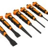 Bahco 3654BMS/7 Comfort Grip 7 Piece Mason's Punch &amp; Chisel Set -Pro Tools Shop 3654BMS 7
