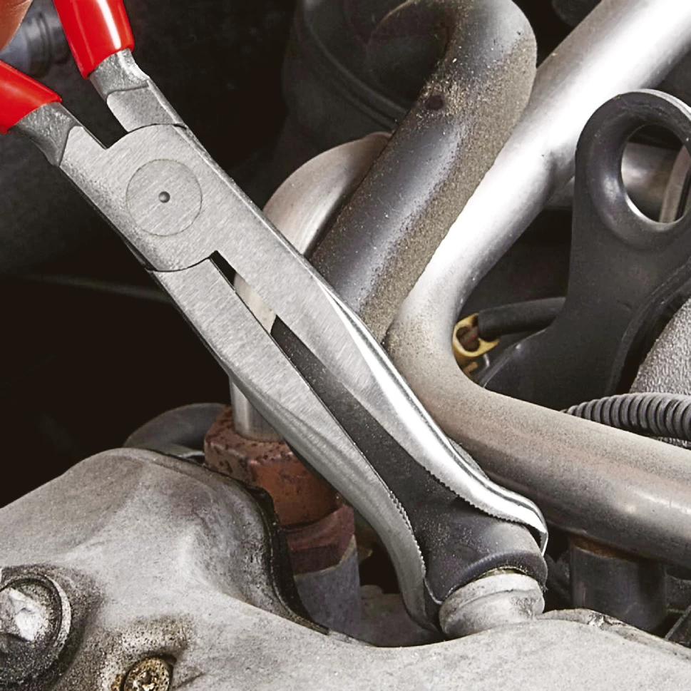 Knipex 38 91 200 Mechanics Half Round Long Nose Pliers 200mm (For Spark Plugs & Round Components) 6 Knipex 38 91 200 Mechanics Half Round Long Nose Pliers 200mm (For Spark Plugs & Round Components) - Image 4