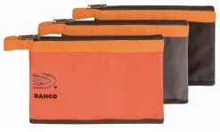 Bahco 4750FB7-02 3 Pocket Storage Zipper Pouch Bag Case - Large -Pro Tools Shop 4750FB7 02