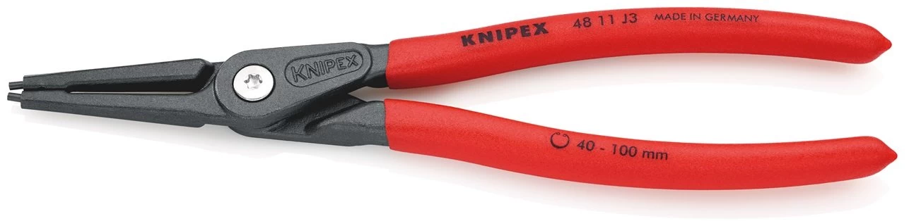 Knipex 48 11 J3 Precision Internal Circlip Plier 40-100mm 3 Knipex 48 11 J3 Precision Internal Circlip Plier 40-100mm