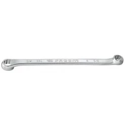 Facom 56L.1/4X5/16 10° Offset Long Double Ring Spanner 1/4" X 5/16" AF -Pro Tools Shop 56l ring spanner