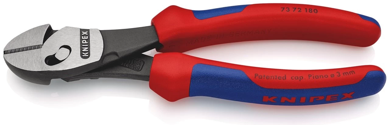 Knipex 73 72 180 TwinForce® High Performance Diagonal Side Cutting Pliers (Snips) 180 Mm 3 Knipex 73 72 180 TwinForce® High Performance Diagonal Side Cutting Pliers (Snips) 180 Mm