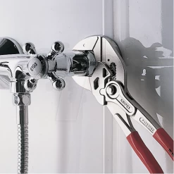 Knipex 86 03 150 Lock Button Waterpump Slip Joint Pliers Wrench PVC Grip 150mm (27mm Capacity) -Pro Tools Shop 86031502