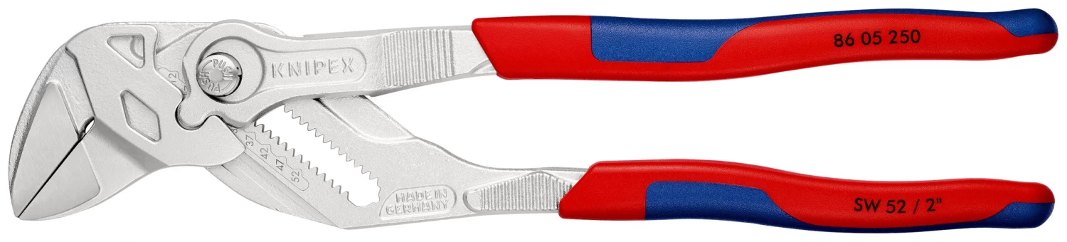 Knipex 86 05 250 Lock Button Waterpump Slip Joint Pliers 250mm (52mm Capacity) 3 Knipex 86 05 250 Lock Button Waterpump Slip Joint Pliers 250mm (52mm Capacity)