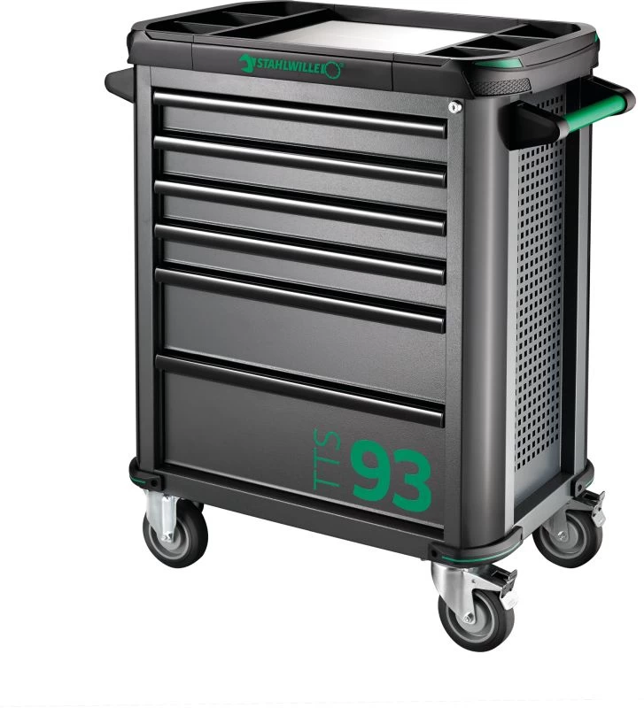 Stahlwille 93/6A TTS93 6 Drawer Mobile Roller Cabinet - Black 3 Stahlwille 93/6A TTS93 6 Drawer Mobile Roller Cabinet - Black