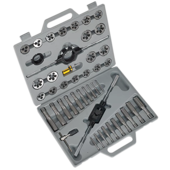 Sealey Tools AK303 Tap And Die Set M6 - M24 Fine & Coarse Threads In A Sturdy Case 5 Sealey Tools AK303 Tap And Die Set M6 - M24 Fine & Coarse Threads In A Sturdy Case - Image 3
