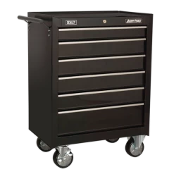 Sealey AP22BSTACK 14 Drawer Tool Box Stack - Roll Cab, Top & Mid Chests - Black 11 Sealey AP22BSTACK 14 Drawer Tool Box Stack - Roll Cab, Top & Mid Chests - Black -Pro Tools Shop AP226B