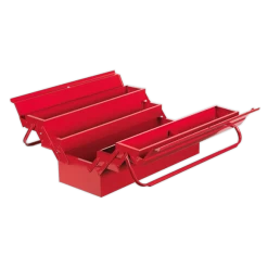 Sealey AP521 Cantilever Metal Toolbox 4 Tray 530mm Long - Red