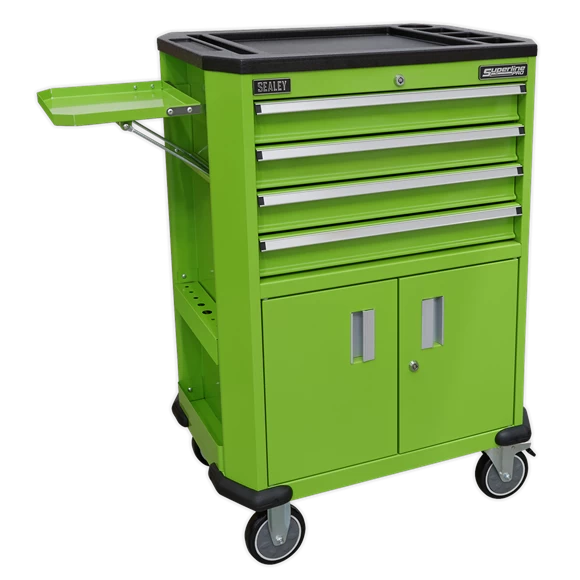 Sealey Tools AP980MTHV Tool Trolley With 4 Drawers, 2 Door Cupboard & Shelf 6 Sealey Tools AP980MTHV Tool Trolley With 4 Drawers, 2 Door Cupboard & Shelf - Image 4