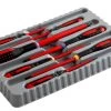 Bahco BE-9888S ERGO 7 Piece VDE Insulated Slotted &amp; Pozi Screwdriver Set -Pro Tools Shop BE 9888S 1
