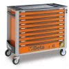 Beta C24SA-XL/9 9 Drawer Extra Long Roller Cabinet With Anti-Tilt System Orange 2 Beta C24SA-XL/9 9 Drawer Extra Long Roller Cabinet With Anti-Tilt System Orange -Pro Tools Shop C24SA XL slash 9