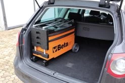 Beta C27S Folding Portable Collapsable Tool Trolley With Drawers Orange -Pro Tools Shop C27S 3 1