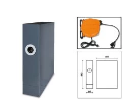 Beta C55B/GAE Universal Leg With Electrical Cable Reel