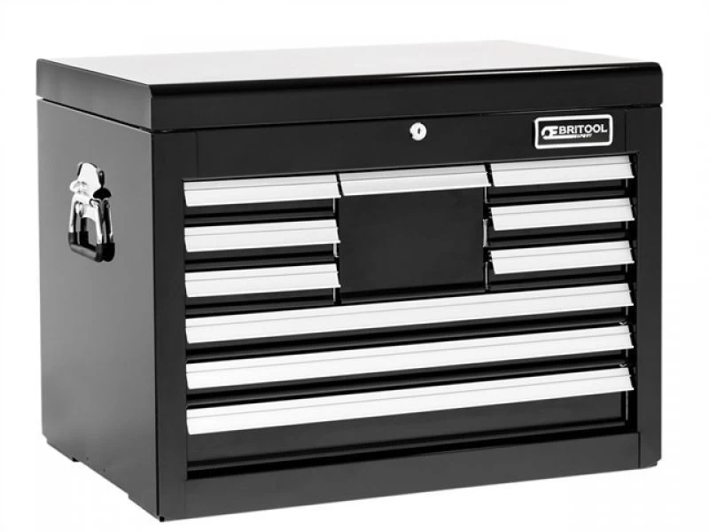Britool Expert E010241B 10 Drawer Tool Chest Cabinet - Top Box - Black 3 Britool Expert E010241B 10 Drawer Tool Chest Cabinet - Top Box - Black
