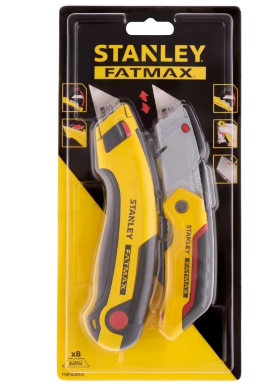 Stanley FMHT82836-0 FatMax Knife Twin Pack Of Knives 4 Stanley FMHT82836-0 FatMax Knife Twin Pack Of Knives - Image 2