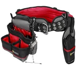 CK Magma MA2738 Electrician Padded Tool Belt Set - Belt, Pouch, Drill Holster -Pro Tools Shop MA2738 1