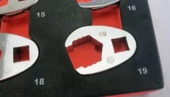 Britool Hallmark MFCFWSET10 3/8" Drive Crow Foot Spanner Set 10-19mm Metric -Pro Tools Shop MFCFWSET10 1