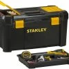 Stanley STST1-75520 Essential 19" Toolbox With Organiser Top, Plastic Latches. Tool Box