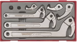 Teng TTHP08 Hook &amp; Pin Spanner Wrench Set In Tool Box Tray